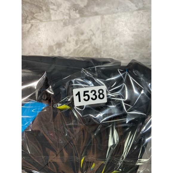 Adidas Originals Shadow Trefoil Jacket Black Yellow Blue Colorblock Logo Men's S - Picture 15 of 15